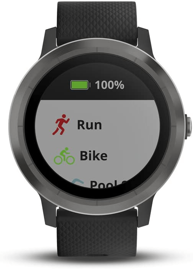 Garmin vívoactive 3, GPS Smartwatch Contactless Payments Built-In Sports Apps, Black/Slate Apparel & Accessories > Jewelry > Watches Garmin   