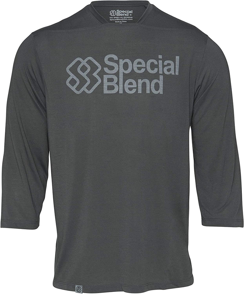 Special Blend | Men’S MTB Jersey Sporting Goods > Outdoor Recreation > Cycling > Bicycles Special Blend Grey 3/4 Sleeve Large 