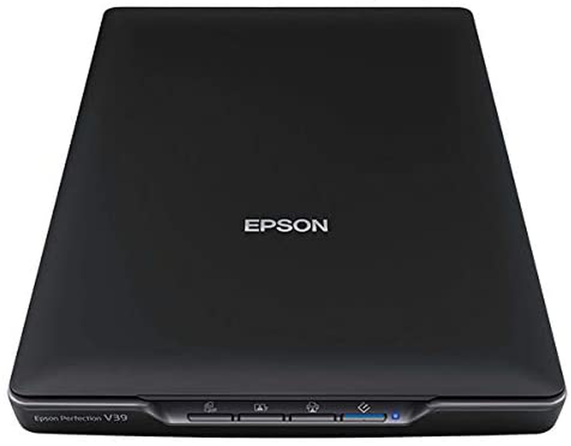 Epson Perfection V39 Color Photo & Document Scanner with Scan-To-Cloud & 4800 Optical Resolution, Black Electronics > Print, Copy, Scan & Fax > Scanners Epson   