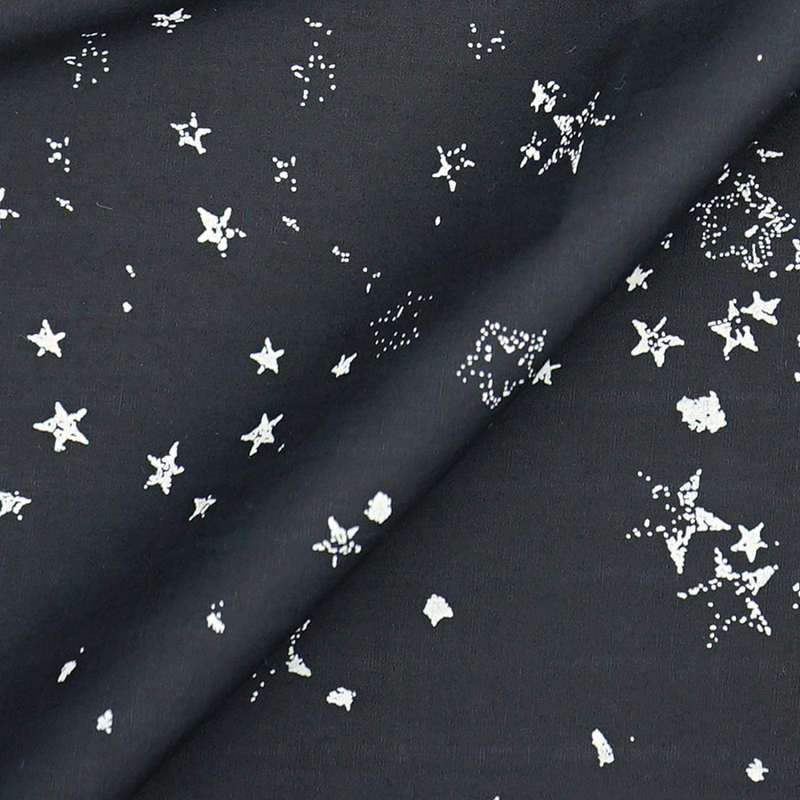 Master FAB -100% Cotton Fabric by The Yard for Sewing DIY Crafting Fashion Design Printed Floral(Spring Flowers Blue) Arts & Entertainment > Hobbies & Creative Arts > Arts & Crafts > Crafting Patterns & Molds > Sewing Patterns Master FAB Grey Star on Black  