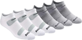 Saucony Men's Multi-Pack Mesh Ventilating Comfort Fit Performance No-Show Socks  Saucony Grey Fashion (6 Pairs) Shoe Size: 13-15 