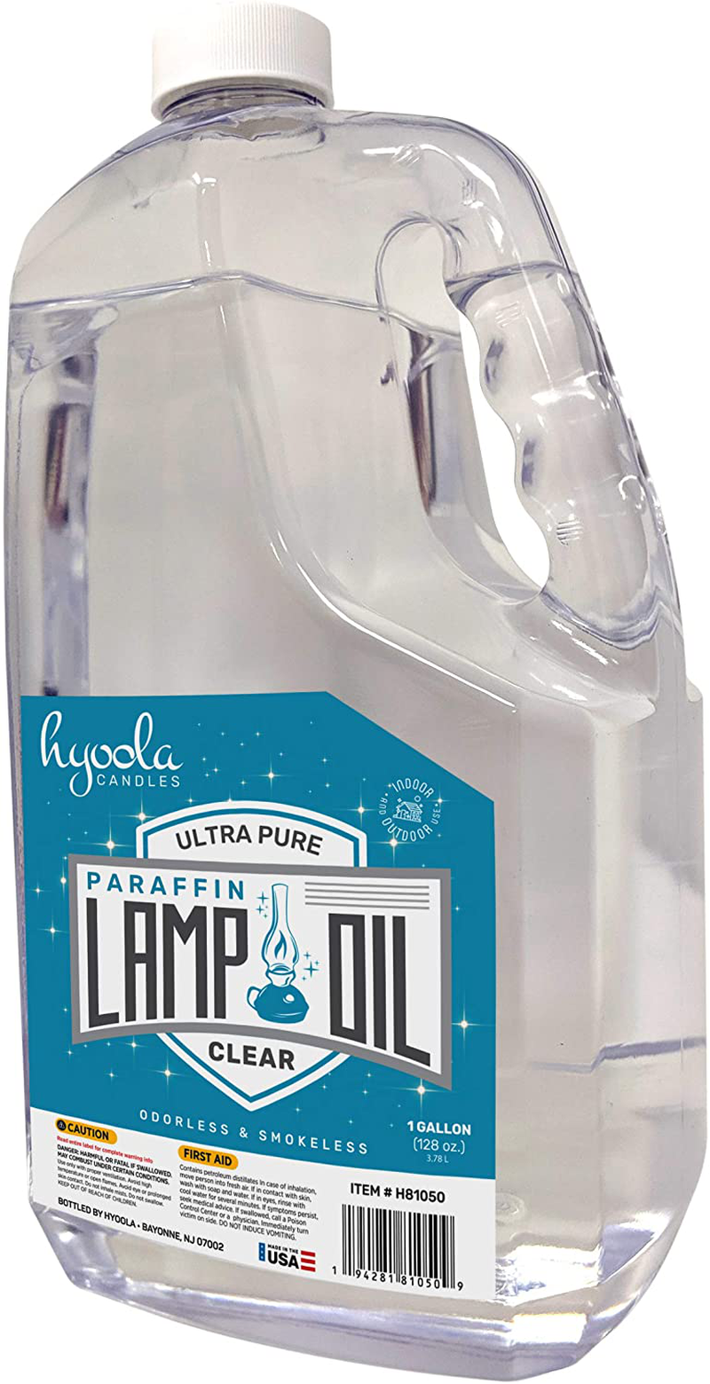 HYOOLA Pure Lamp Oil - Odorless, Smokeless, Ultra Clean Burning - 100% Pure Liquid Parrafin Fuel - 1 Gallon Home & Garden > Lighting Accessories > Oil Lamp Fuel Hyoola   