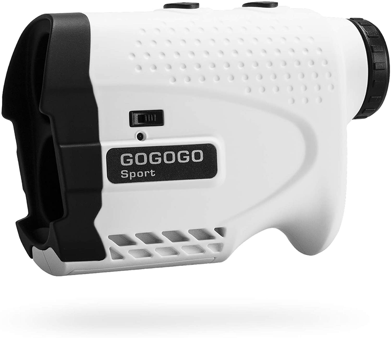 Gogogo Sport Vpro Laser Rangefinder for Golf & Hunting Range Finder Gift Distance Measuring with High-Precision Flag Pole Locking Vibration Function︱Slope Mode Continuous Scan  Gogogo Sport Vpro 650Y with slope switch  