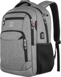 Laptop Backpack,Business Travel Anti Theft Slim Durable Laptops Backpack with USB Charging Port,Water Resistant College School Computer Bag for Women & Men Fits 15.6 Inch Laptop and Notebook - Black Cameras & Optics > Camera & Optic Accessories > Camera Parts & Accessories > Camera Bags & Cases Volher Grey 15.6 Inch 
