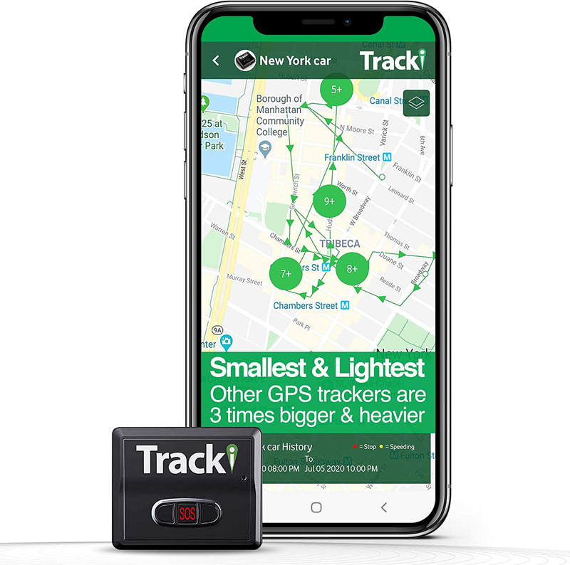 Tracki 2021 Model Mini Real time GPS Tracker. Full USA & Worldwide Coverage. for Vehicles, Car, Kids, Elderly, Child, Dogs & Motorcycles. Magnetic Small Portable Tracking Device. Monthly fee Required Electronics > GPS Navigation Systems Tracki Default Title  