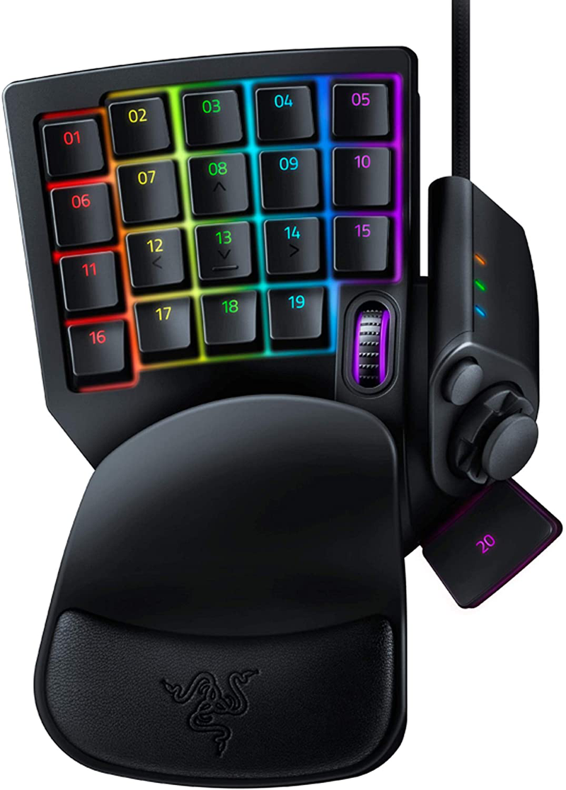 Razer Tartarus v2 Gaming Keypad: Mecha-Membrane Key Switches - 32 Programmable Keys - Customizable Chroma RGB Lighting - Programmable Macros - Classic Black Electronics > Electronics Accessories > Computer Components > Input Devices > Game Controllers > Gaming Pads Razer Classic Black Tartarus v2 - Mecha Membrane Switches 