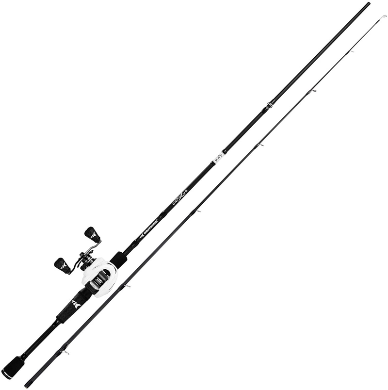 KastKing Crixus Fishing Rod and Reel Combo, Baitcasting Combo, IM6 Graphite Blank Rods,SuperPolymer Handle Sporting Goods > Outdoor Recreation > Fishing > Fishing Rods KastKing B: Cast-6'6" Med Heavy-Left Handed-2pcs  