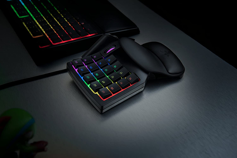 Razer Tartarus v2 Gaming Keypad: Mecha-Membrane Key Switches - 32 Programmable Keys - Customizable Chroma RGB Lighting - Programmable Macros - Classic Black Electronics > Electronics Accessories > Computer Components > Input Devices > Game Controllers > Gaming Pads Razer   