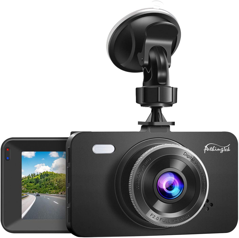 Pathinglek Dash Cam 1080P DVR Dashboard Camera Car Driving Recorder 3 Inch Driving Camera LCD Screen, 170°Wide Angle, WDR, G-Sensor, Loop Recording, Parking Monitor, Motion Detection Vehicles & Parts > Vehicle Parts & Accessories > Motor Vehicle Electronics Pathinglek Default Title  