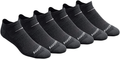 Saucony Men's Multi-Pack Mesh Ventilating Comfort Fit Performance No-Show Socks  Saucony Charcoal Heather (6 Pairs) Shoe Size: 6-9 