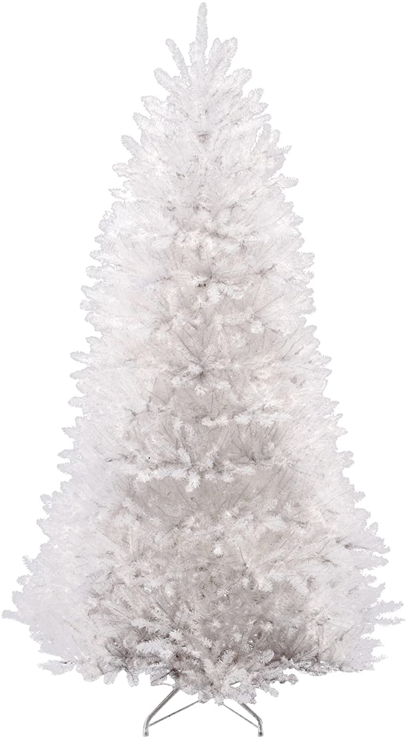 National Tree Company Artificial Christmas Tree | Includes Stand | Dunhill White Fir - 7.5 ft Home & Garden > Decor > Seasonal & Holiday Decorations > Christmas Tree Stands National Tree Company White 9 ft 