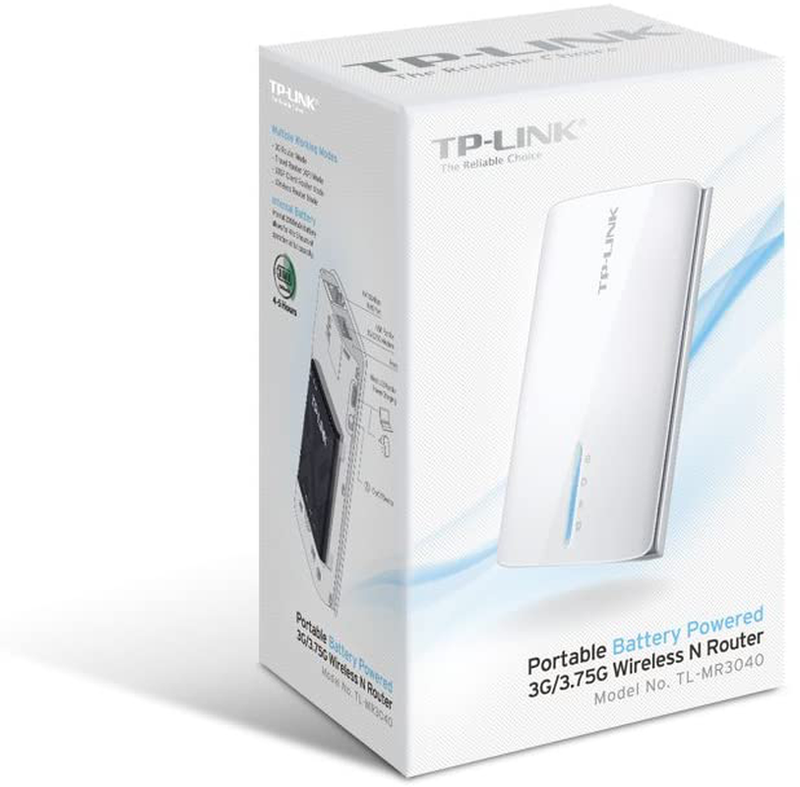 TP-Link N150 Wireless 3G/4G Portable Router with AP/WISP/Router Mode, Compatible with Select AT&T/Verizon/Sprint/T-Mobile USB Modems (TL-MR3040) Electronics > Networking > Modems TP-Link   