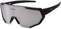 X-TIGER Polarized Sports Sunglasses with 3 or 5 Interchangeable Lenses,Mens Womens Cycling Glasses,Baseball Running Fishing Golf Driving Sunglasses Sporting Goods > Outdoor Recreation > Cycling > Cycling Apparel & Accessories X-TIGER Black-3lens  