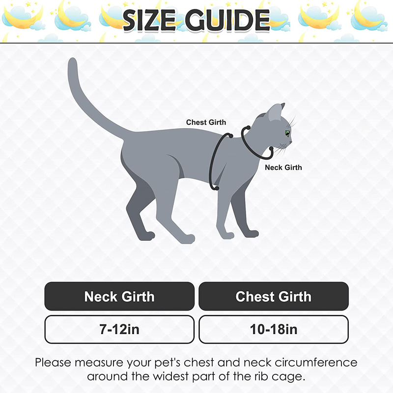 SCIROKKO Adjustable Cat Harness and Leash Set Escape Proof - Vest Harness for Kitties Walking Outdoor Animals & Pet Supplies > Pet Supplies > Cat Supplies > Cat Apparel SCIROKKO   