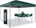 PHI VILLA 10 x 10ft Portable Pop Up Canopy Event Tent Party Tent, 100 Sq. Ft of Shade (Blue) Home & Garden > Lawn & Garden > Outdoor Living > Outdoor Structures > Canopies & Gazebos PHI VILLA Green  