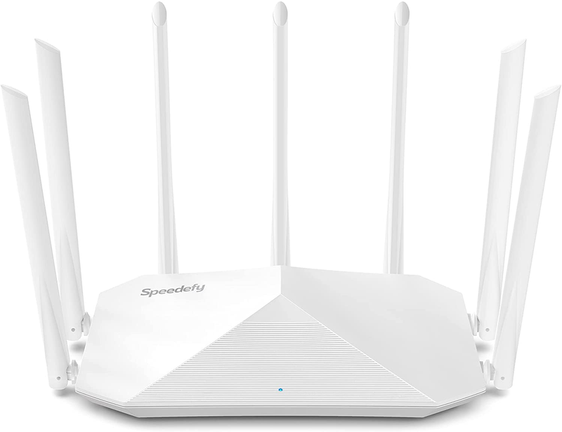 Gigabit WiFi Router, Dual Band Smart Wireless Router, Speedefy AC2100 4x4 MU-MIMO & 7 External Antennas for Strong Signal and High Speed, Parental Control, Guest Network, Easy Setup (Model K7W) Electronics > Networking > Bridges & Routers > Wireless Routers Speedefy Default Title  
