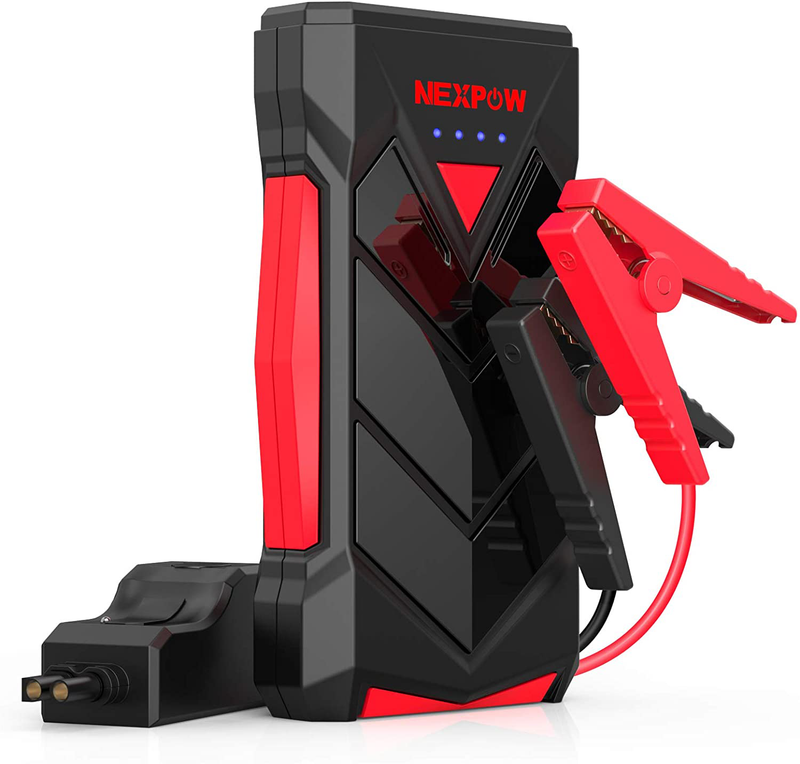 NEXPOW Car Battery Starter, 1000A Peak 12V Car Battery Jump Starter Power Pack with USB Quick Charge (Up to 7L Gas or 5.5L Diesel Engine) Battery Booster with Built-in LED Light Vehicles & Parts > Vehicle Parts & Accessories > Vehicle Maintenance, Care & Decor > Vehicle Repair & Specialty Tools > Vehicle Jump Starters NEXPOW Default Title  