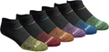 Saucony Men's Multi-Pack Mesh Ventilating Comfort Fit Performance No-Show Socks  Saucony Fashion Tipped Black (6 Pairs) Shoe Size: 8-12 