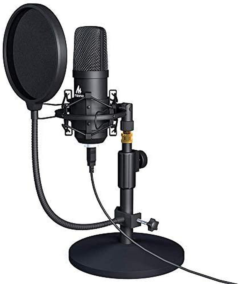 USB Microphone Kit 192KHZ/24BIT MAONO AU-A04T PC Condenser Podcast Streaming Cardioid Mic Plug & Play for Computer, YouTube, Gaming Recording Electronics > Audio > Audio Components > Microphones MAONO Default Title  