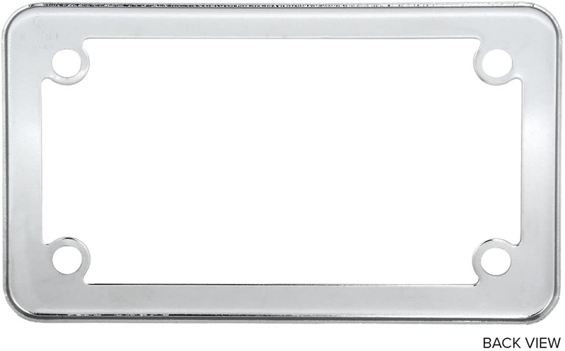 Grand General 60391 Chrome Plain Motorcycle License Plate Frame  GG Grand General   