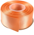 ITIsparkle 11/2" Inch Double Faced Satin Ribbon 25 Yards-Roll Set for Gift Wrapping Party Favor Hair Braids Hair Bow Baby Shower Decoration Floral Arrangement Craft Supplies, Vanilla Ribbon Arts & Entertainment > Hobbies & Creative Arts > Arts & Crafts > Art & Crafting Materials > Embellishments & Trims > Ribbons & Trim ITIsparkle Peach  