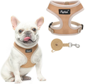 PUPTECK Soft Mesh Dog Harness Pet Puppy Comfort Padded Vest No Pull Harnesses Animals & Pet Supplies > Pet Supplies > Dog Supplies PUPTECK Pure Cream Small 