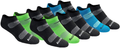 Saucony Men's Multi-Pack Mesh Ventilating Comfort Fit Performance No-Show Socks  Saucony Black Fashion (12 Pairs) Shoe Size: 8-12 