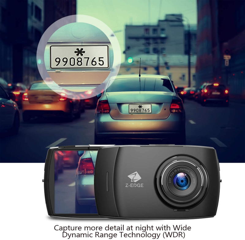 Z-Edge Dual Dash Cam 4.0" Touch Screen Front and Rear Dash Cam FHD 1080P with Night Mode, 32GB Card Included,155 Degree Wide Angle, WDR, G-Sensor, Loop Recording, Support 256GB Max Vehicles & Parts > Vehicle Parts & Accessories > Motor Vehicle Electronics Z Z-Edge   