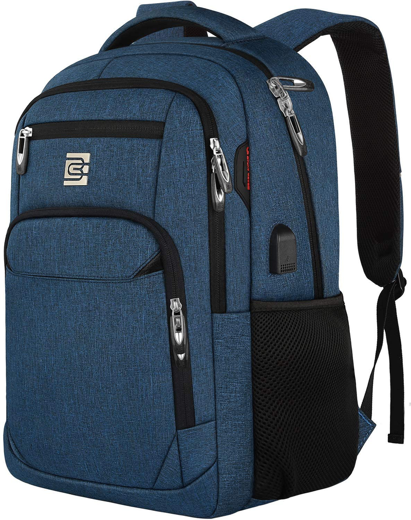 Laptop Backpack,Business Travel Anti Theft Slim Durable Laptops Backpack with USB Charging Port,Water Resistant College School Computer Bag for Women & Men Fits 15.6 Inch Laptop and Notebook - Black Cameras & Optics > Camera & Optic Accessories > Camera Parts & Accessories > Camera Bags & Cases Volher Blue 15.6 Inch 