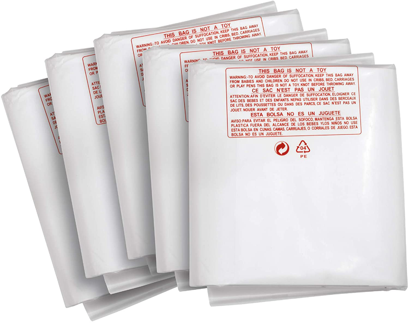 Clear Plastic Dust Collector Replacement Bag 5 Pack 20" Diameter by 43" Long For Machines with 20" Filter Drums 5 mil Thick  Peachtree Woodworking Supply Default Title  