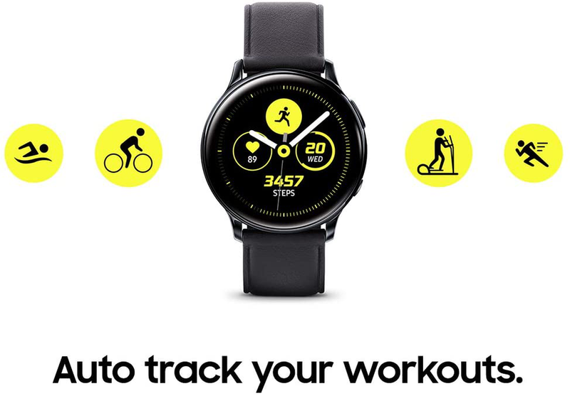 SAMSUNG Galaxy Watch Active 2 (44mm, GPS, Bluetooth) Smart Watch with Advanced Health Monitoring, Fitness Tracking, and Long lasting Battery, Silver (US Version) Apparel & Accessories > Jewelry > Watches SAMSUNG   