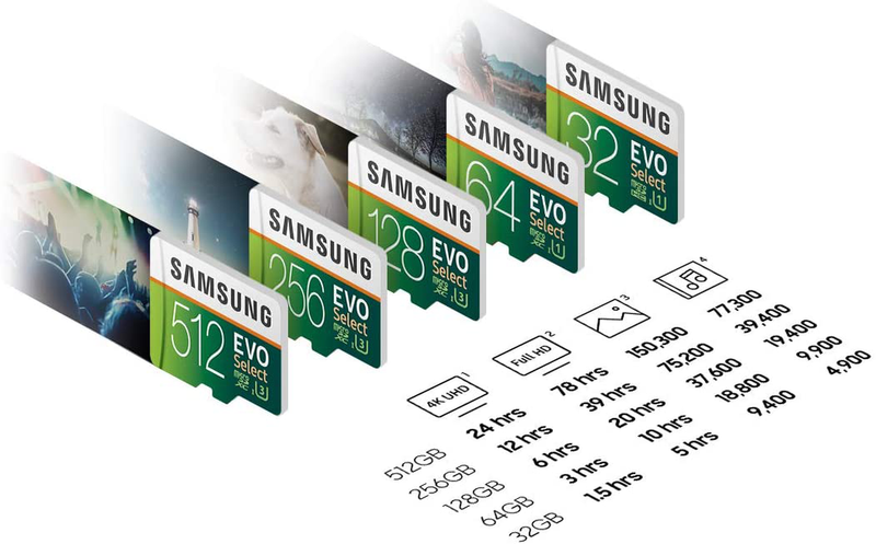 SAMSUNG: EVO Select 128GB MicroSDXC UHS-I U3 100MB/s Full HD & 4K UHD Memory Card with Adapter (MB-ME128HA) Electronics > Electronics Accessories > Memory > Flash Memory > Flash Memory Cards SAMSUNG   