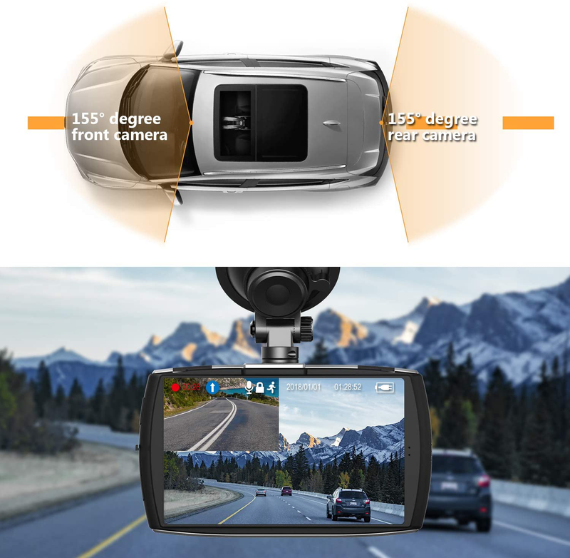 Z-Edge Dual Dash Cam 4.0" Touch Screen Front and Rear Dash Cam FHD 1080P with Night Mode, 32GB Card Included,155 Degree Wide Angle, WDR, G-Sensor, Loop Recording, Support 256GB Max Vehicles & Parts > Vehicle Parts & Accessories > Motor Vehicle Electronics Z Z-Edge   
