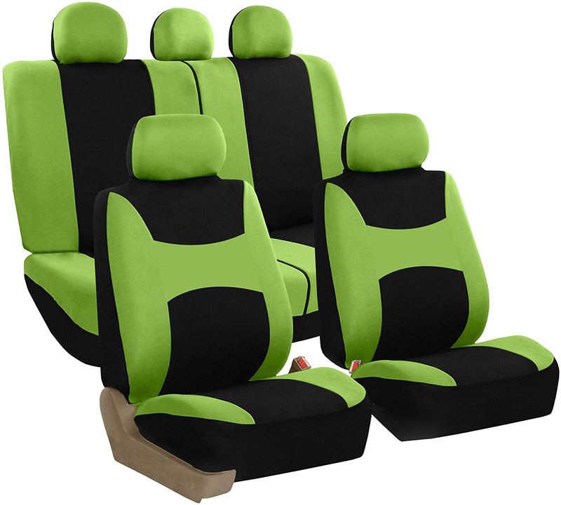 FH Group FB030MINT115 full seat cover (Side Airbag Compatible with Split Bench Mint) Vehicles & Parts > Vehicle Parts & Accessories > Motor Vehicle Parts > Motor Vehicle Seating ‎FH Group Green  