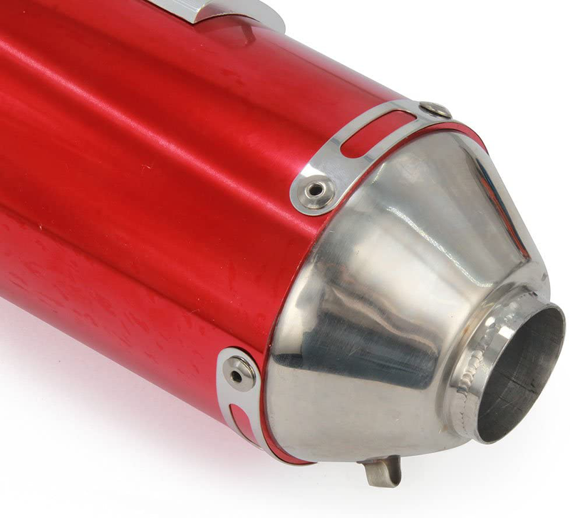 Motorcycle Slip-On Full Exhaust Muffler System - For CRF150F CRF230F 2003-2013 - Red  Unknown   
