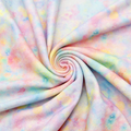 David Angie Tie Dye Printed Double Brushed Polyester Fabric Soft Smooth 4 Way Stretch Knit Fabric by Half Yard for Dress Sewing (Half Yard) Arts & Entertainment > Hobbies & Creative Arts > Arts & Crafts > Crafting Patterns & Molds > Sewing Patterns David Angie Colorful  