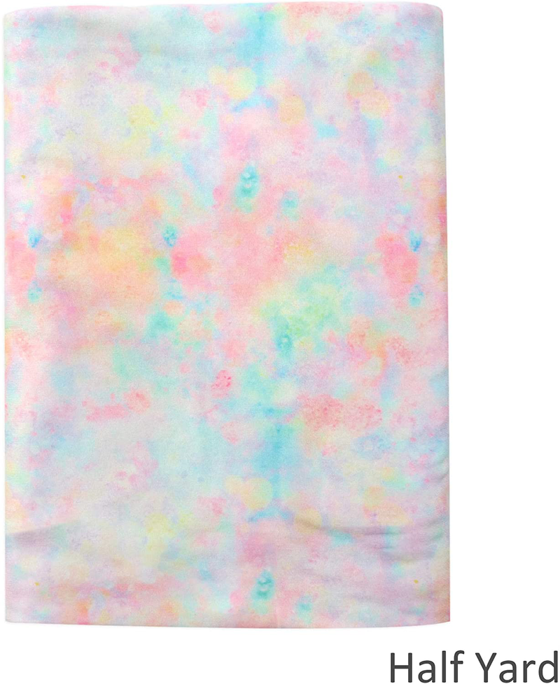 David Angie Tie Dye Printed Double Brushed Polyester Fabric Soft Smooth 4 Way Stretch Knit Fabric by Half Yard for Dress Sewing (Half Yard) Arts & Entertainment > Hobbies & Creative Arts > Arts & Crafts > Crafting Patterns & Molds > Sewing Patterns David Angie   