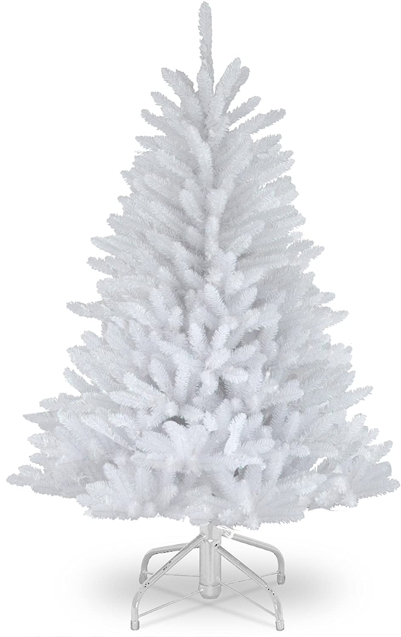 National Tree Company Artificial Christmas Tree | Includes Stand | Dunhill White Fir - 7.5 ft Home & Garden > Decor > Seasonal & Holiday Decorations > Christmas Tree Stands National Tree Company White 4.5 ft 
