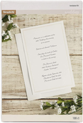 Simplicity Ivory White Wedding Invitation Kit with Envelopes, Makes 100 Invitations, 5.5" W x 8.5" L Arts & Entertainment > Party & Celebration > Party Supplies > Invitations Simplicity Simplicity Ivory Invitation  