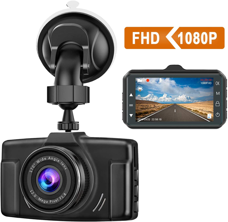 Dash Cam for Cars 1080P FHD 2021 Car Dash Camera for Cars CHORTAU 3 inch Dashcam with Night Vision,170°Wide Angle, Parking Monitor, Loop Recording, G-Sensor Vehicles & Parts > Vehicle Parts & Accessories > Motor Vehicle Electronics CHORTAU Default Title  