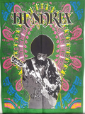 ICC Jimi Hendrix Guitar Poster Wall Hanging Trippy Tapestries 30 x 40 Inches Jimmie Hendrix Classic Rock legend Music Tapestry Jimmy Bohemian Decoration Psychedelic Hippie Large Vintage Decor Brown Home & Garden > Decor > Artwork > Decorative Tapestries Indian Craft Castle Green  