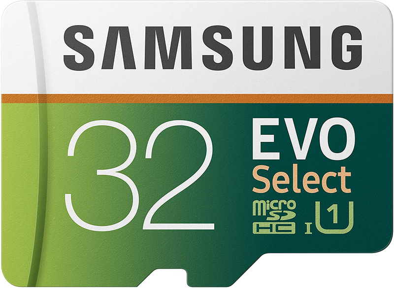 SAMSUNG: EVO Select 128GB MicroSDXC UHS-I U3 100MB/s Full HD & 4K UHD Memory Card with Adapter (MB-ME128HA) Electronics > Electronics Accessories > Memory > Flash Memory > Flash Memory Cards SAMSUNG 32GB  