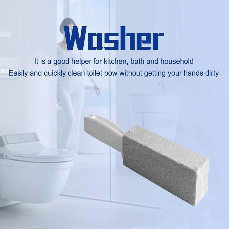 1Pc Natural Pumice Stone Toilets Brush Quick Cleaning Stone Cleaner with Long Handle for Toilets Sinks Bathtubs Nice and Attractive Home & Garden > Household Supplies > Household Cleaning Supplies Generic   