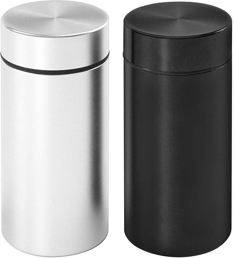 OZCHIN Aluminum Storage Jar Portable Airtight Smell Proof Container Bottle Multipurpose Storage Container for Spices, Coffee & Teas 80Ml Home & Garden > Decor > Decorative Jars OZCHIN   
