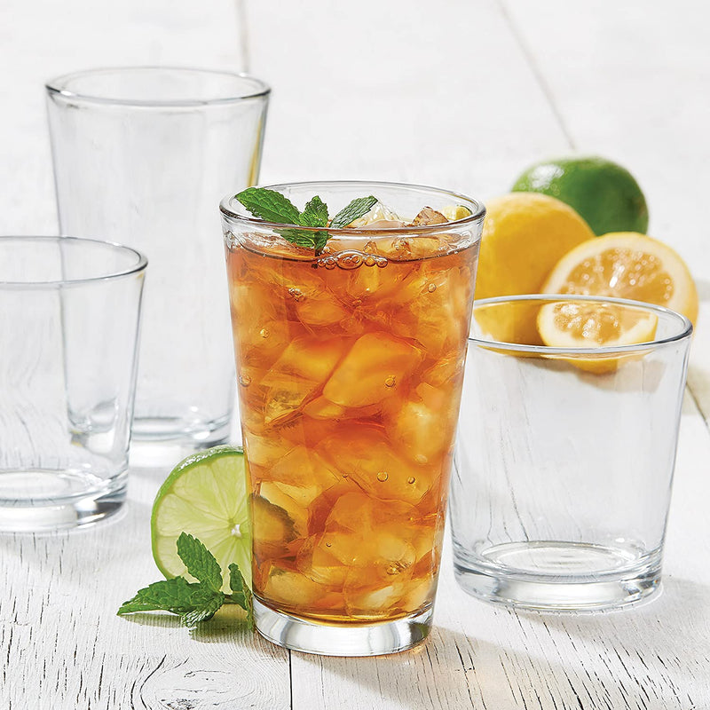 Libbey Flare 16-Piece Tumbler and Rocks Glass Set Home & Garden > Kitchen & Dining > Tableware > Drinkware Libbey   