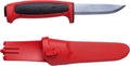 Morakniv Craftline Basic 511 High Carbon Steel Fixed Blade Utility Knife and Combi-Sheath, 3.6-Inch Blade Sporting Goods > Outdoor Recreation > Fishing > Fishing Rods Mora Red/Black  