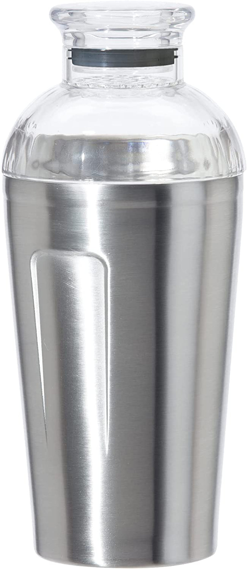 Oggi Groove Insulated Cocktail Shaker-17Oz Double Wall Vacuum Insulated Stainless Steel Shaker, Tritan Lid Has Built in Strainer, Ideal Cocktail, Martini Shaker, Margarita Shaker, Gold (7404.4) Home & Garden > Kitchen & Dining > Barware Oggi Stainless Steel 17-Ounce 