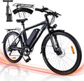 ZNH Electric Bike, 26'' E Bike for Adults 350W Electric Commuter Bike/Mountain Bike, Adult Ebike with Removable 36V/10AH Battery UL Certified, Electric City Bicycles for Adult/Shimano 21-Speed Sporting Goods > Outdoor Recreation > Cycling > Bicycles ZNH Black-26 inch  