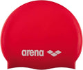 Arena Classic Youth Silicone Unisex Swim Cap for Boys and Girls Sporting Goods > Outdoor Recreation > Boating & Water Sports > Swimming > Swim Caps arena Red / White  