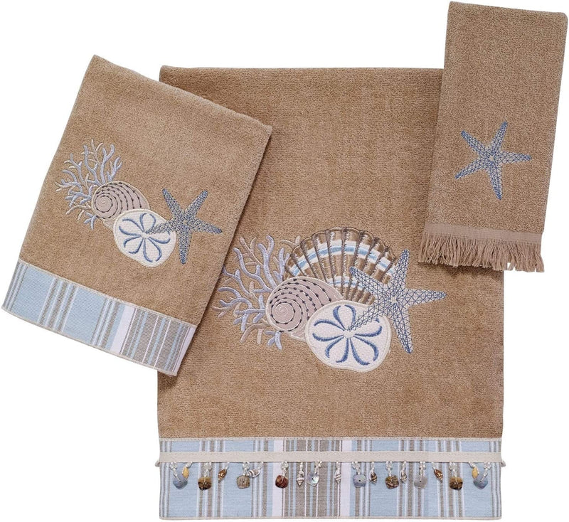 Avanti Linens by the Sea 3 Pc Towel Set, Rattan Home & Garden > Linens & Bedding > Towels Avanti Linens Rattan 3 Piece Towel Set 
